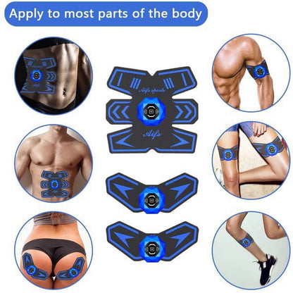 Abs Stimulator Ab Stimulator Rechargeable Abs Stimulator for Men Women Abdominal Work Out Abs Power Fitness Abs Muscle Training Workout Equipment Portable