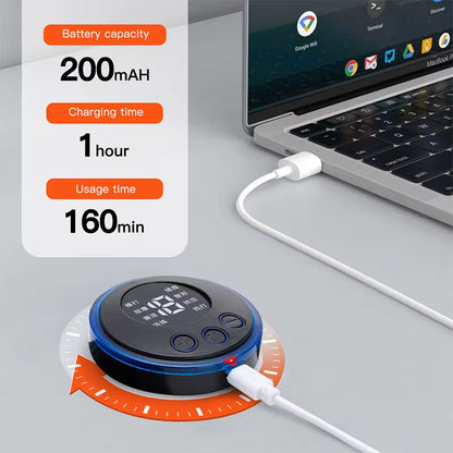 Electric Neck Massager Mini Cervical Back Patch Muscle Relieve Fatigue Stimulator Massageador Mat Pad Home Use Massage Tool